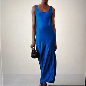 Banana Republic Satin Maxi Dress